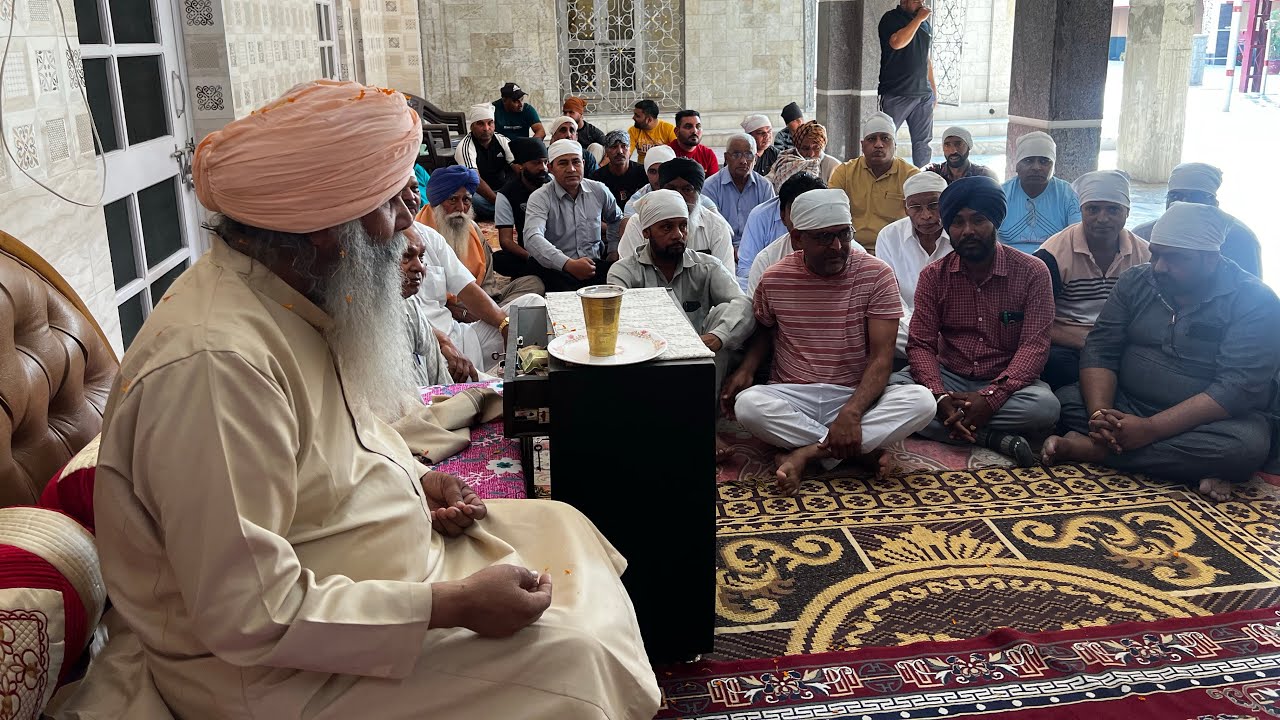 SANT RAM SEWAK JI MAHARAJ AT DARBAR WAPSI EDMONTON🇨🇦TO🇮🇳INDIA #gururavidasji #rishithakurdassji