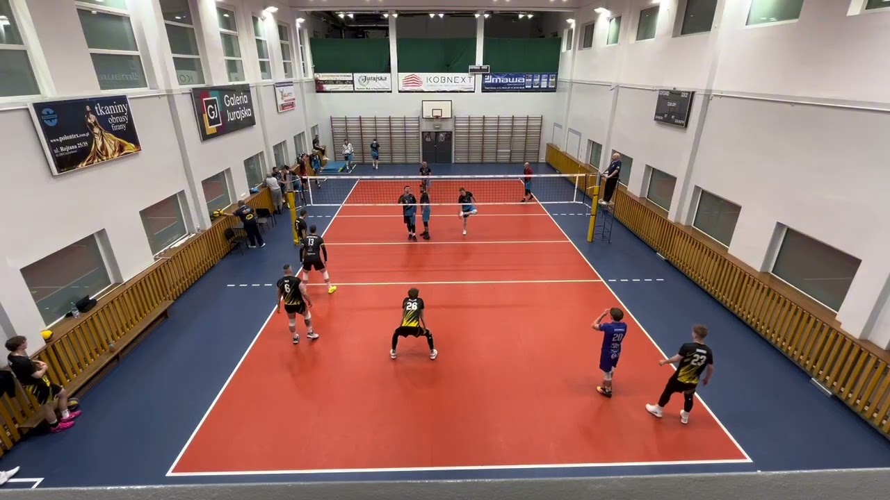 Mecz ligi amatorskiej AKS Voley Częstochowa VS KS lot konopiska