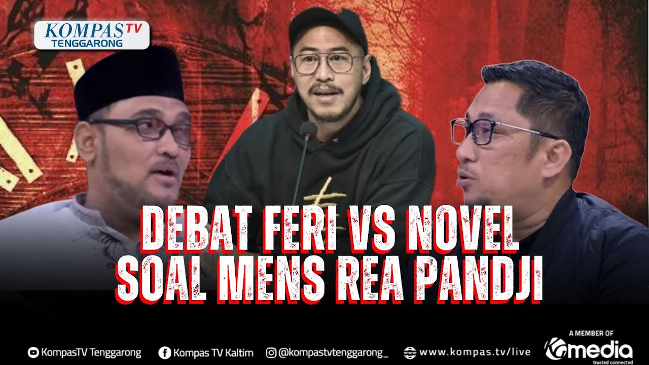 Debat Feri Amsari vs Novel Bamukmin soal Konten Mens Rea Pandji Pragiwaksono