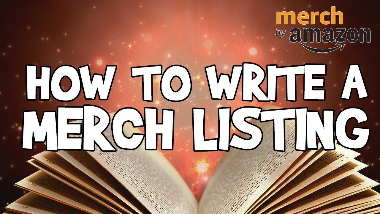Merch by Amazon Listing Guide ✏️ Keywords & SEO Tutorial - How To Write Your Listing