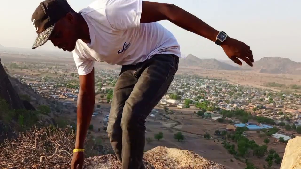 Ndapsakali of Africa @Three sisters rock in Adamawa state.