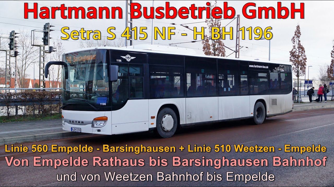 [Sound] Bus Setra S 415NF von Hartmann Busbetrieb - H BH 1196 (ZF Ecomat)
