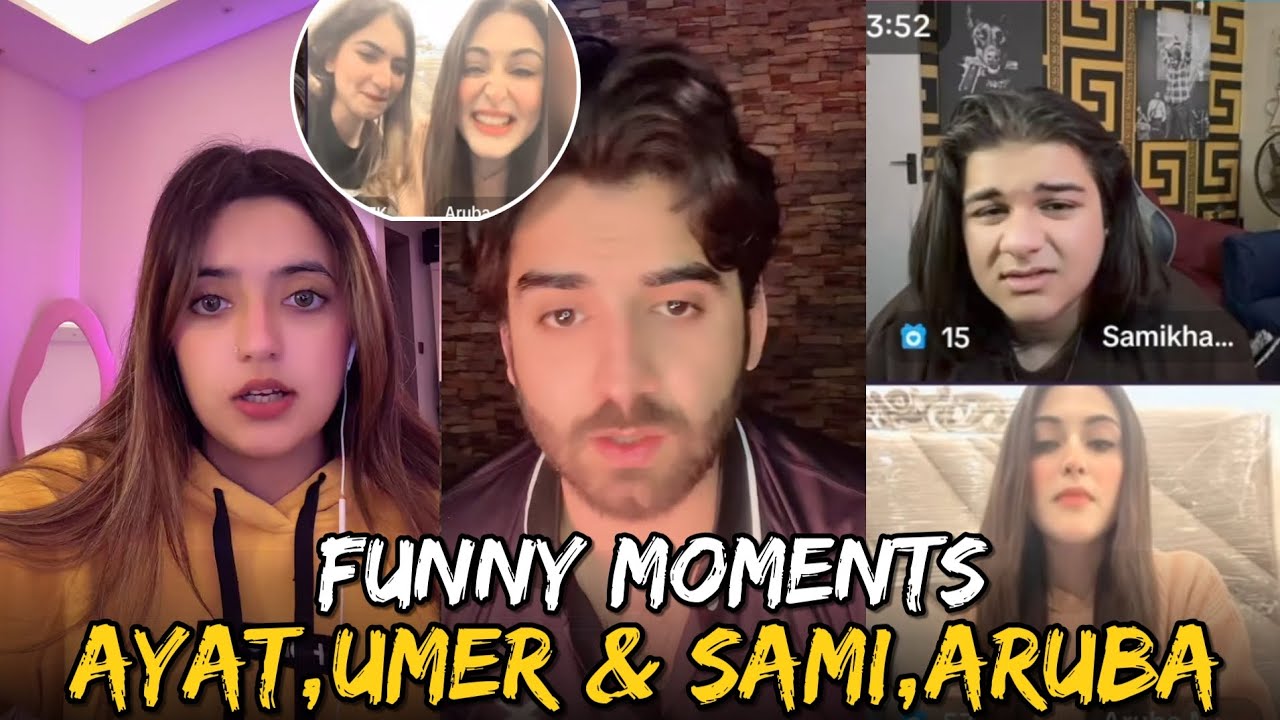 6 January 2025 | Tiktok Live Match | Ayat , Umer Butt & Sami Khan , Aruba | Funny Moments 😅😂🤣🤣