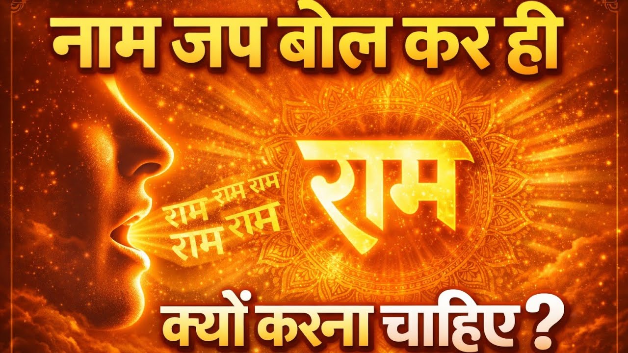 नाम जप मुँह से ही क्यों करना चाहिए ?