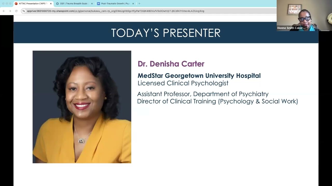 Community Wellness & Peer Support Training Academy: Understanding and Identifying Trauma Response