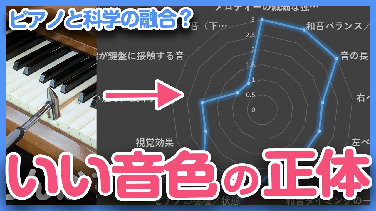 いい音色を確実に出すための13の要素を説明します。／芸大ピアノ卒が解説！