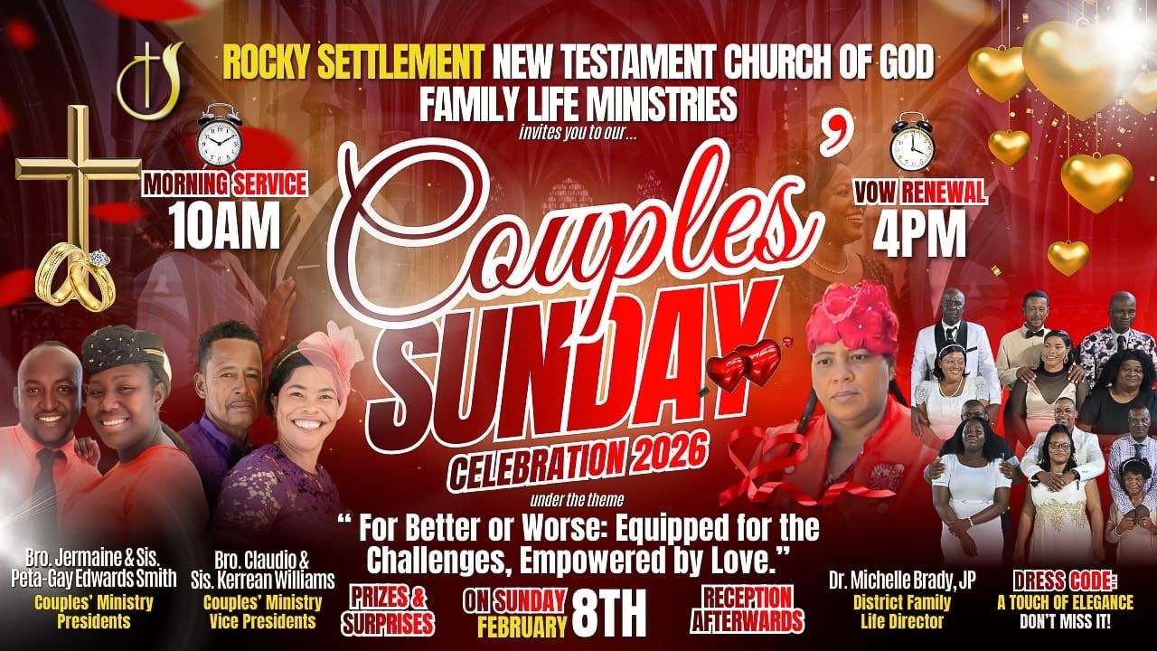 | JOIN US TODAY  | VOW RENEWAL |  FEBRUARY 08, 2026 |