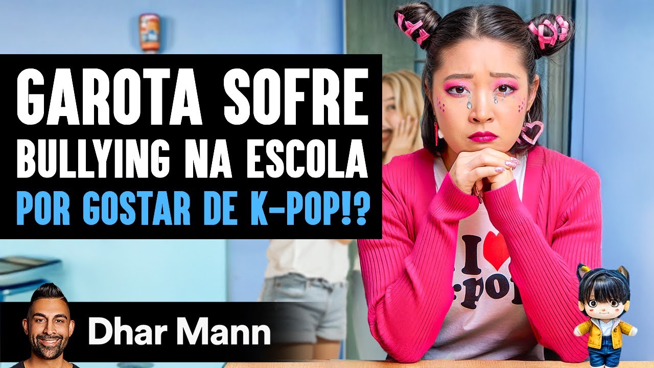 Garota Sofre Bullying Por Gostar De K-pop Na Escola!? | Dhar Mann Studio