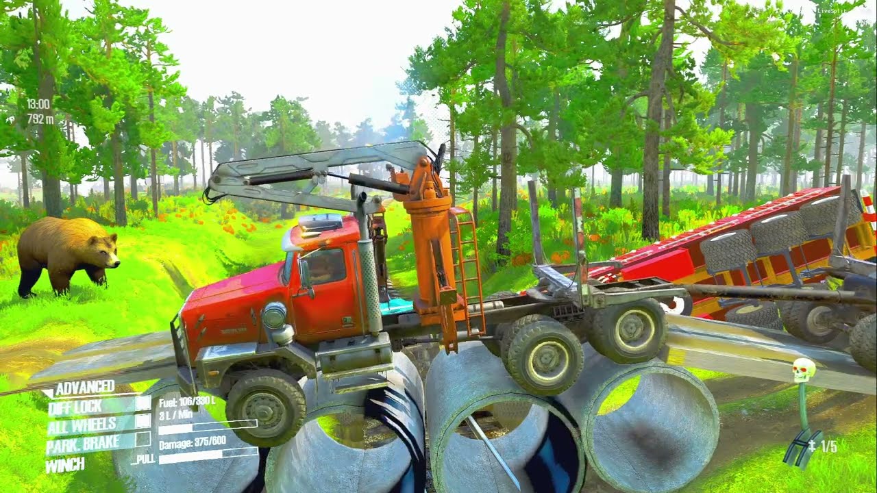 Truck vs Speedbumps Game daily 6 | Mudrunner