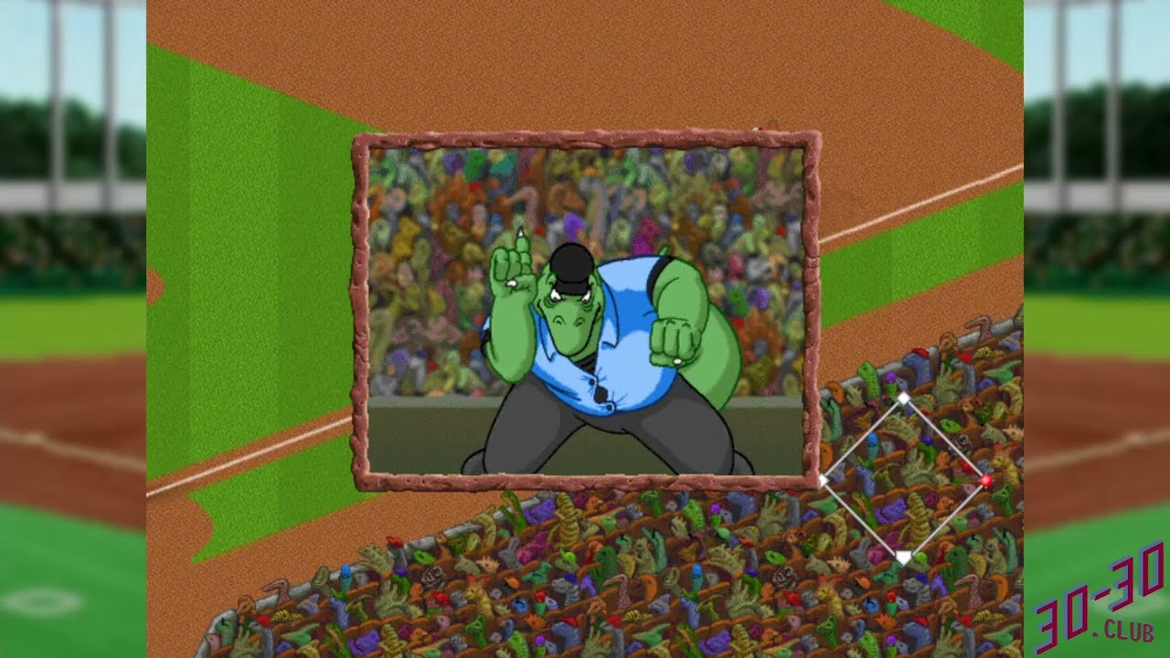 DinoMight Baseball (PC) - 'Saur Losers vs. Fossil Furies at La Brea Tar Dome