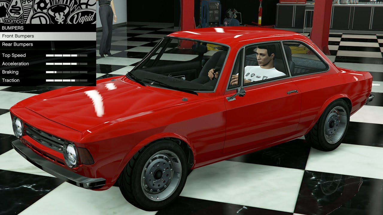 GTA 5 - Past DLC Vehicle Customization - Lampadati Michelli GT (Alfa Romeo Giulia)
