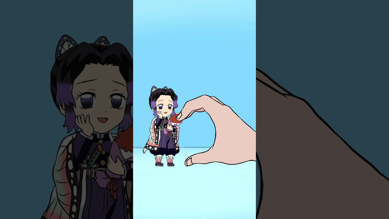hand heart demon slayer ❤️ #demonslayer #nezuko #tanjiro #shorts #shortvideo #funny #2danimation