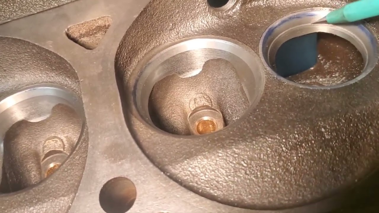 Mopar 440, 452 heads radius valve job exhaust Pt.3.