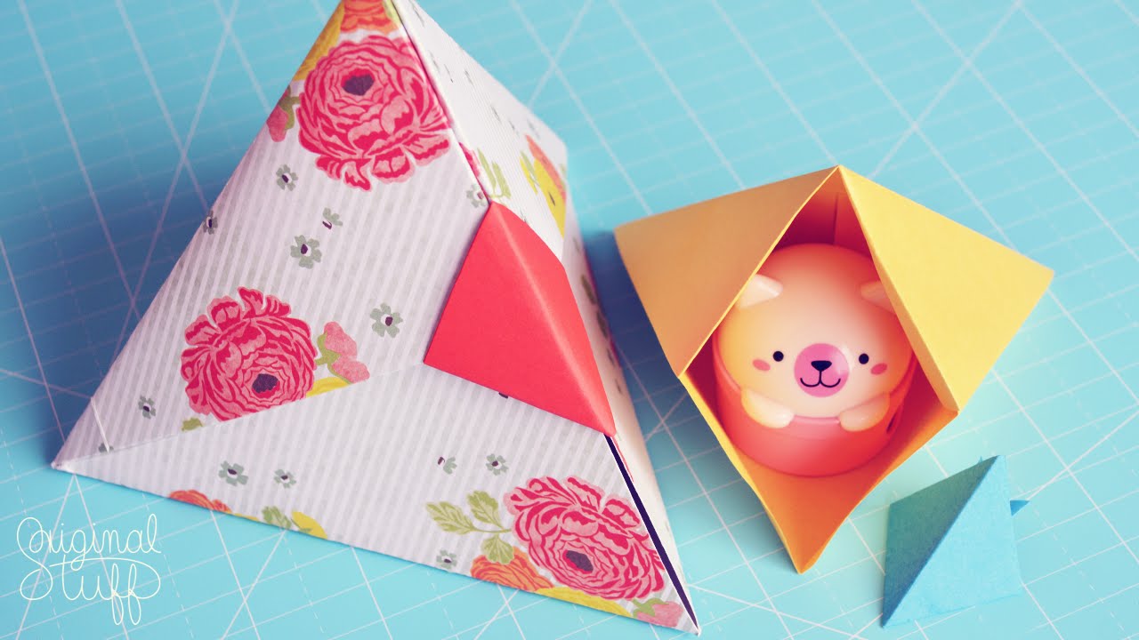 Caja Triangular ♥ [Origami] - Día de las Madres/Mother's day