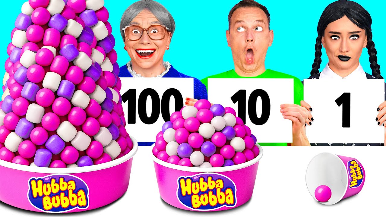 100 Schichten Nahrung Challenge | Verrückte Hacks und Rezepte von TeenTeam Challenge