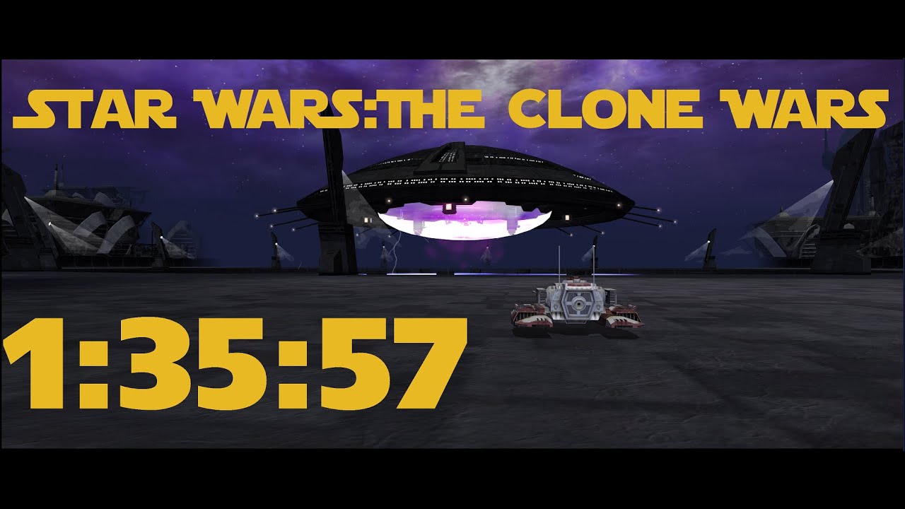 Star Wars: The Clone Wars in 1:35:57 GCN EMU