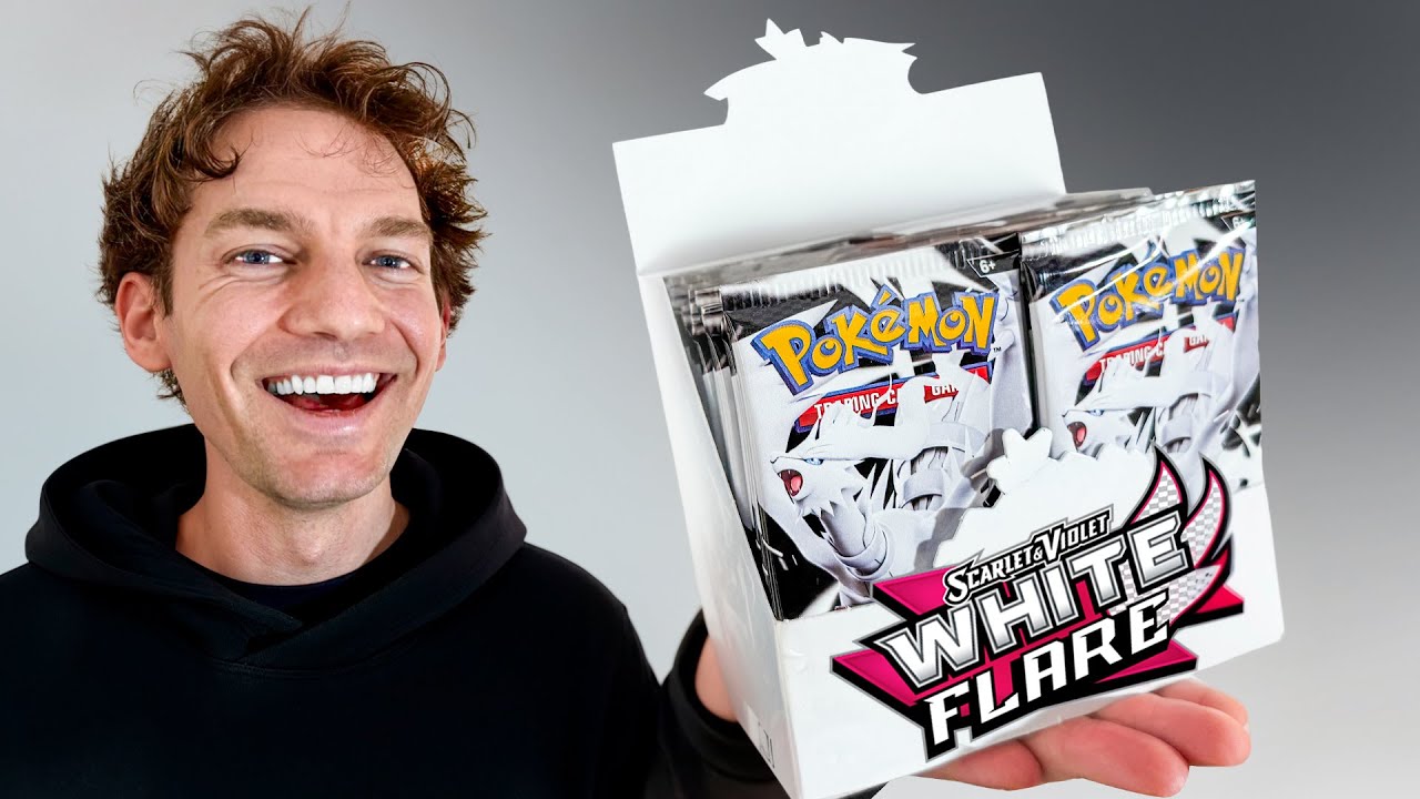 The Pokémon White Flare Booster Box Opening