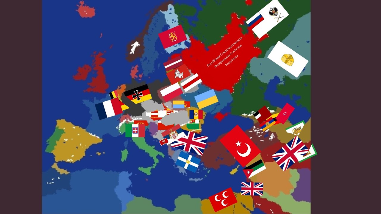 World War One In Ages of Conflict. [Europe Extended]