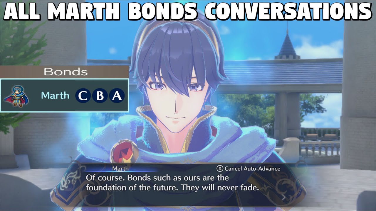 Fire Emblem Engage - ALL Marth Bonds Conversations