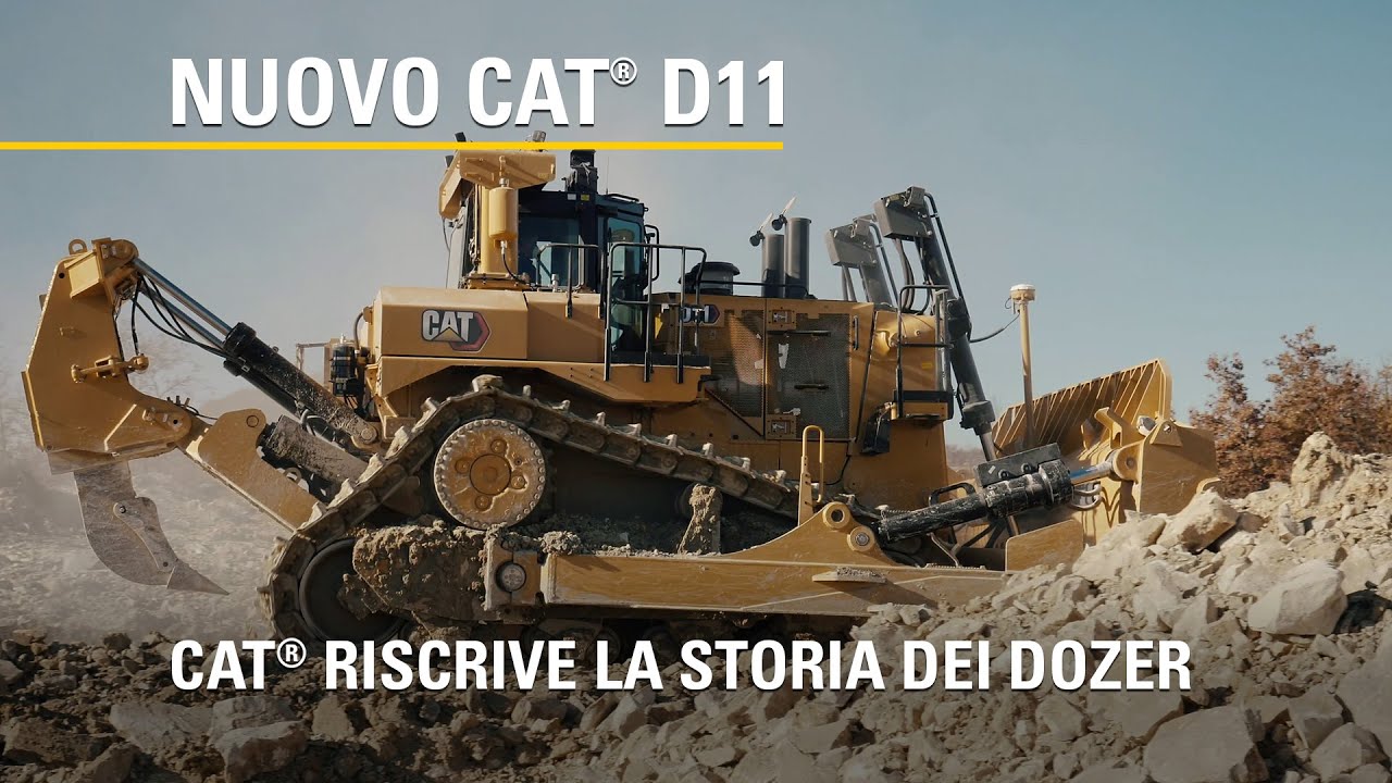 Arrivato in Italia il nuovo Dozer Cat D11