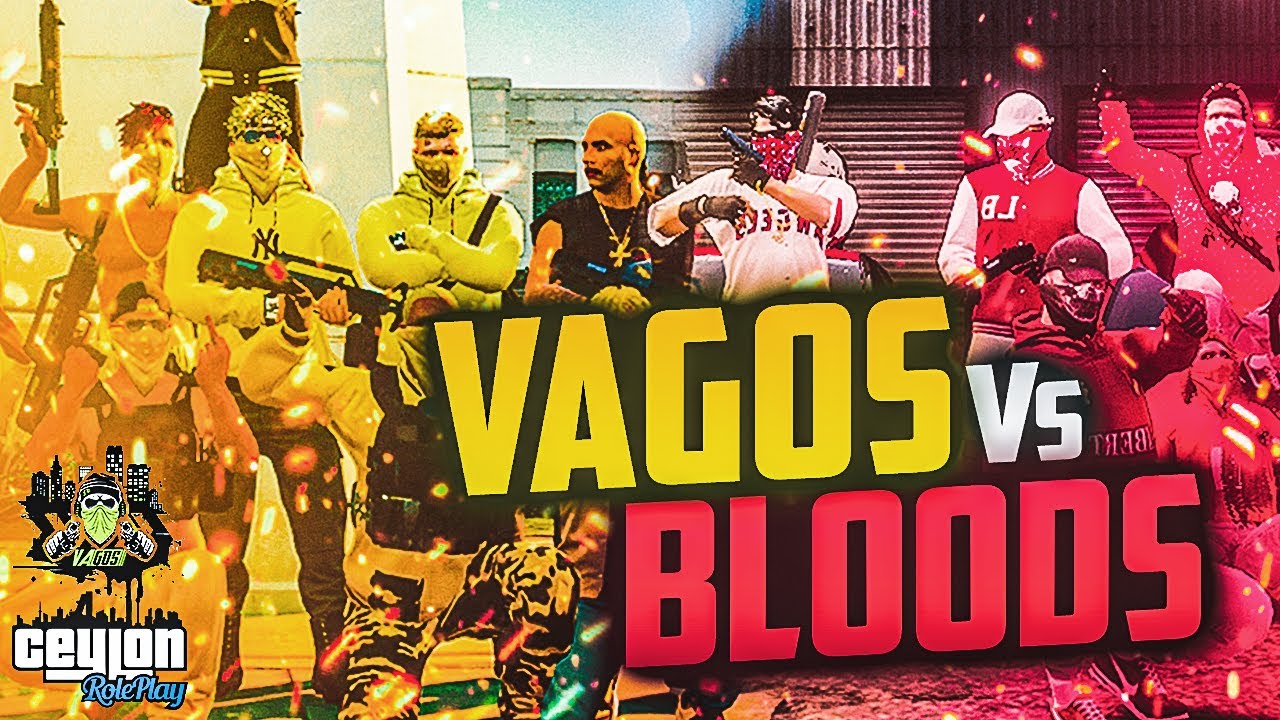 VAGOS 💛 Vs ❤️ BLOODS | Ceylon RP |  Gang Fight | Ceylon Vagos