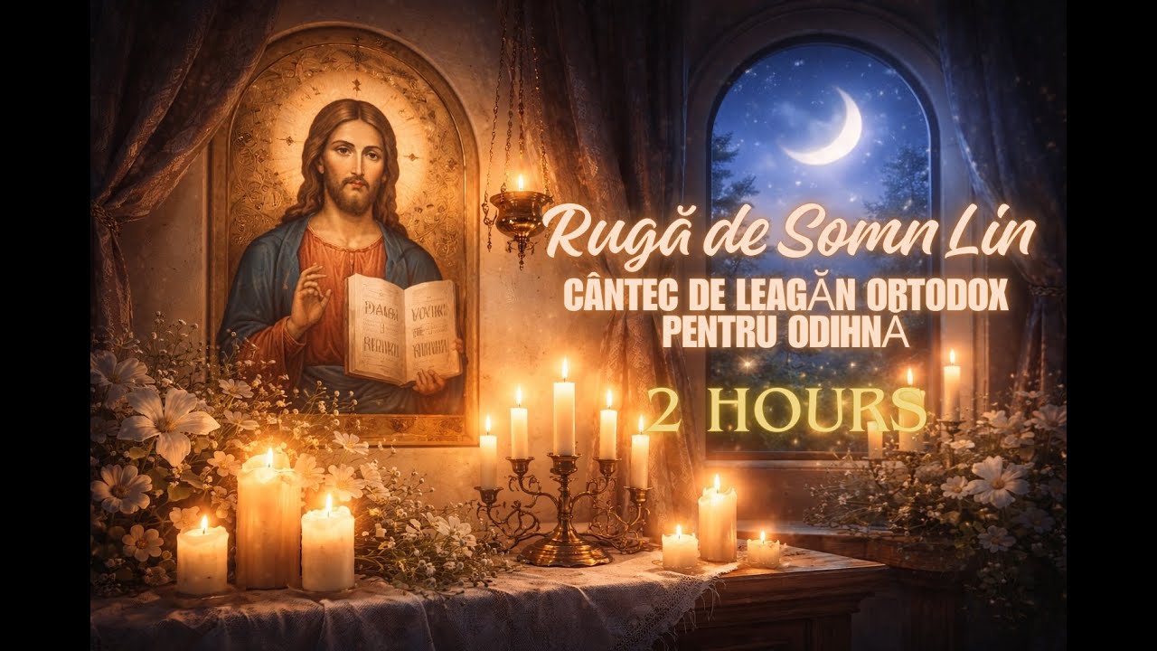 Rugă de Somn Lin 🌙 Cântec de Leagăn Ortodox pentru Odihnă