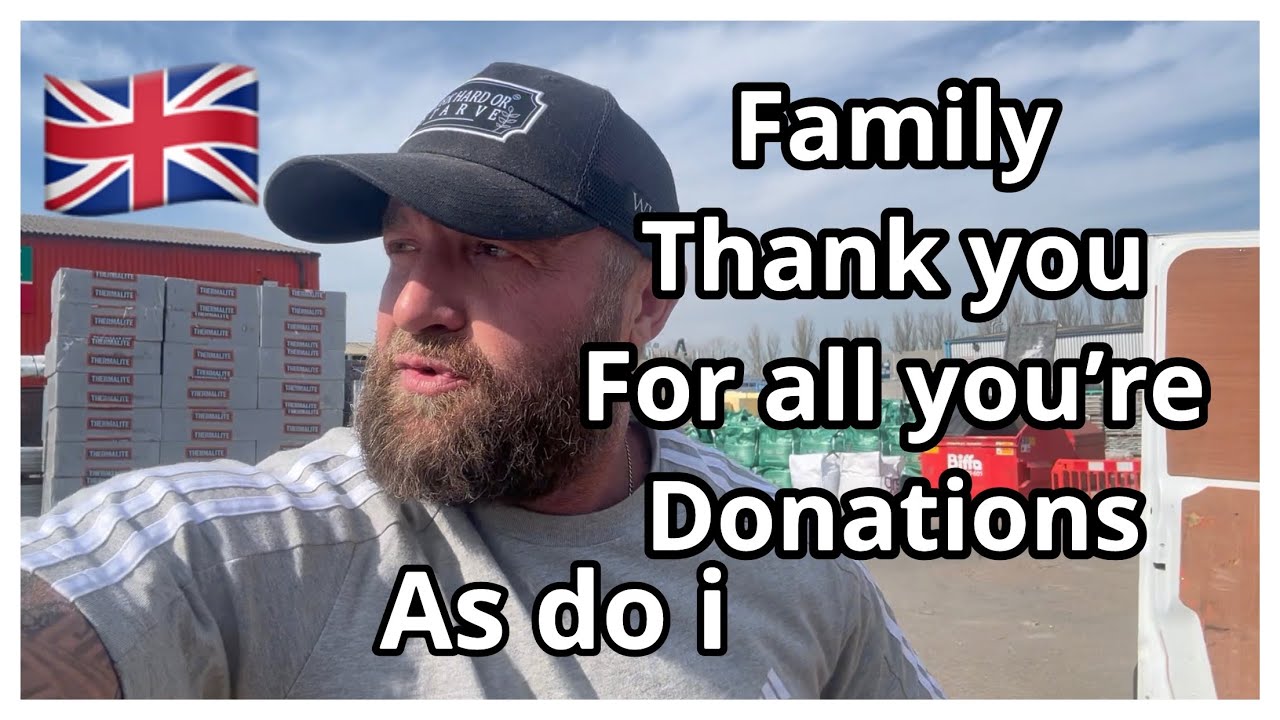 The family thank you for the donations , really appreciated