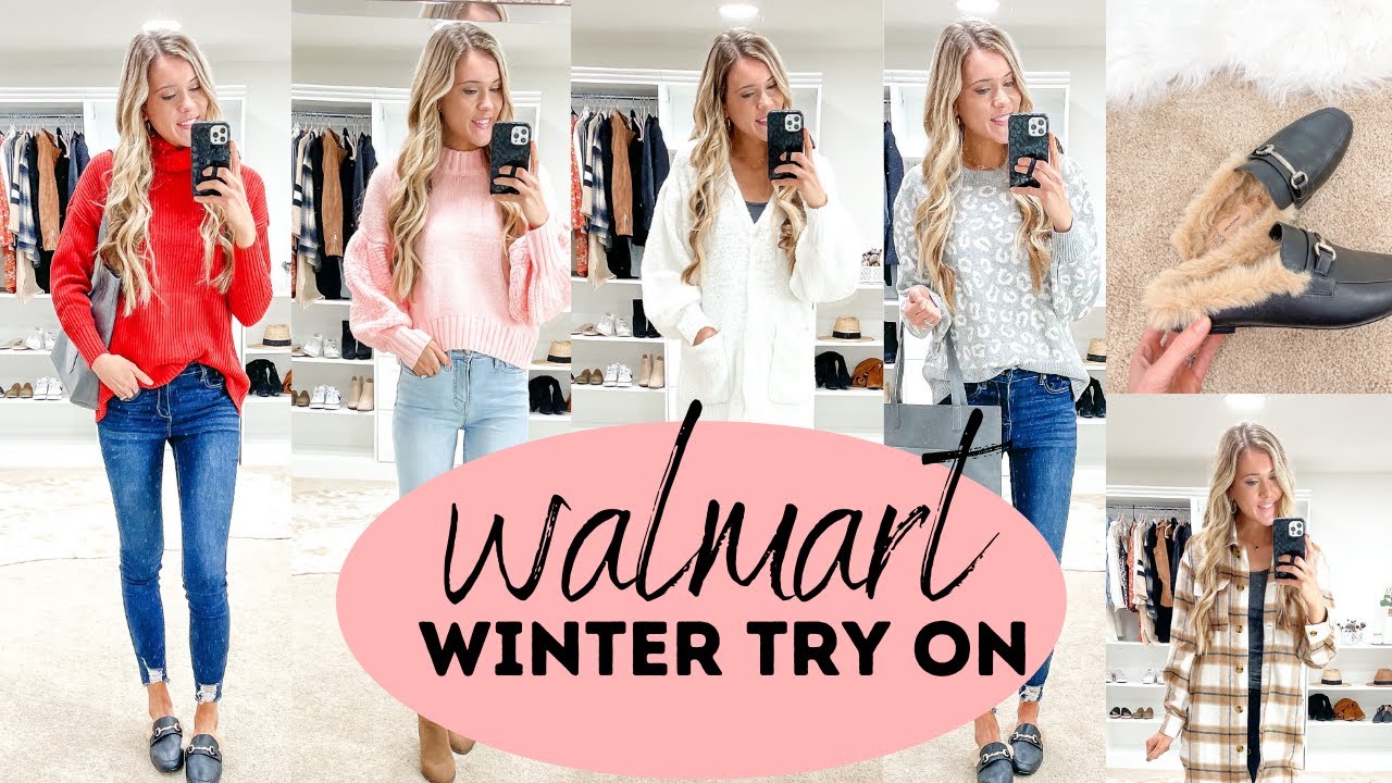 Huge Walmart Winter 2021 Clothing Haul | Walmart Winter Clothing