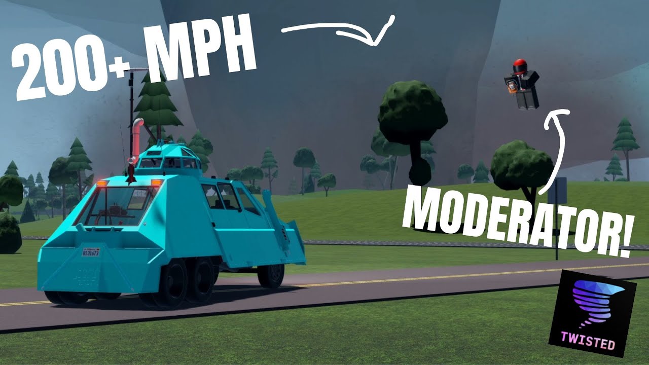 Безумный 200+ клиновой торнадо в голубом TIV 2!! Roblox Twisted Часть 51
