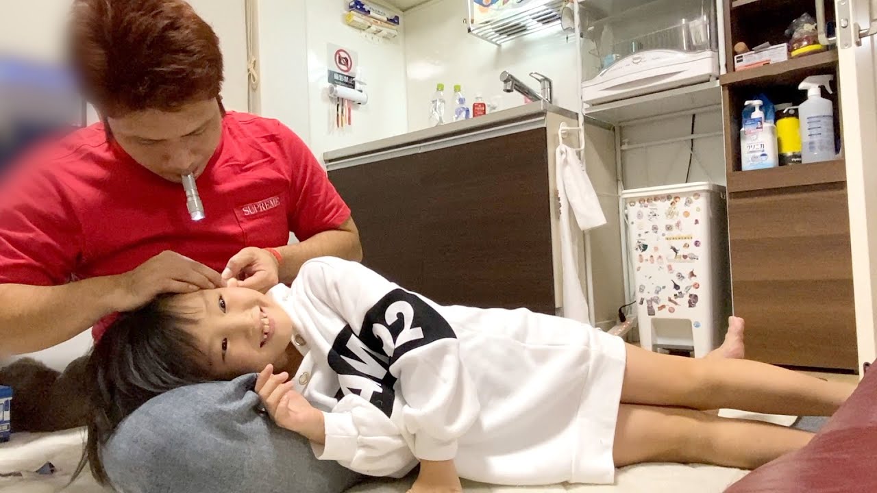 耳かきで覚醒する小学１年生のななたんw【ココロマン普段の様子】