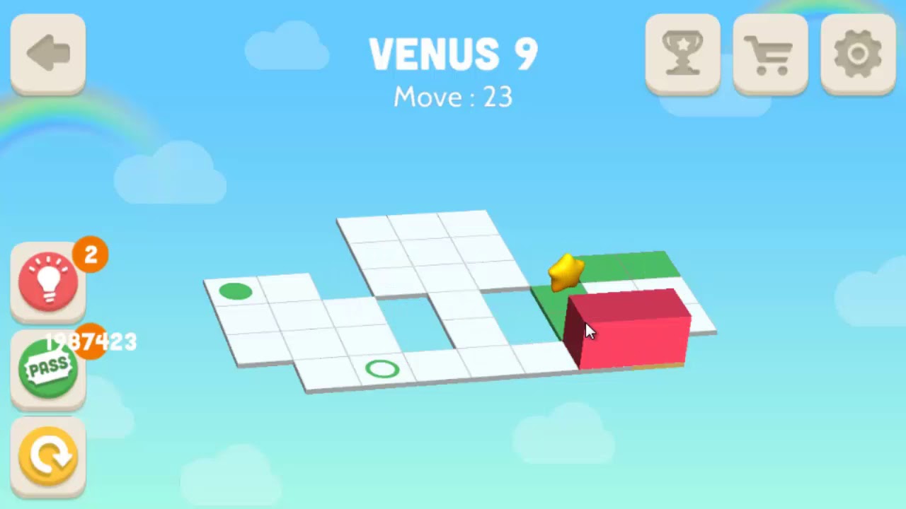 Bloxorz: Roll the Block VENUS 1-20 | 3 Stars Walkthrough
