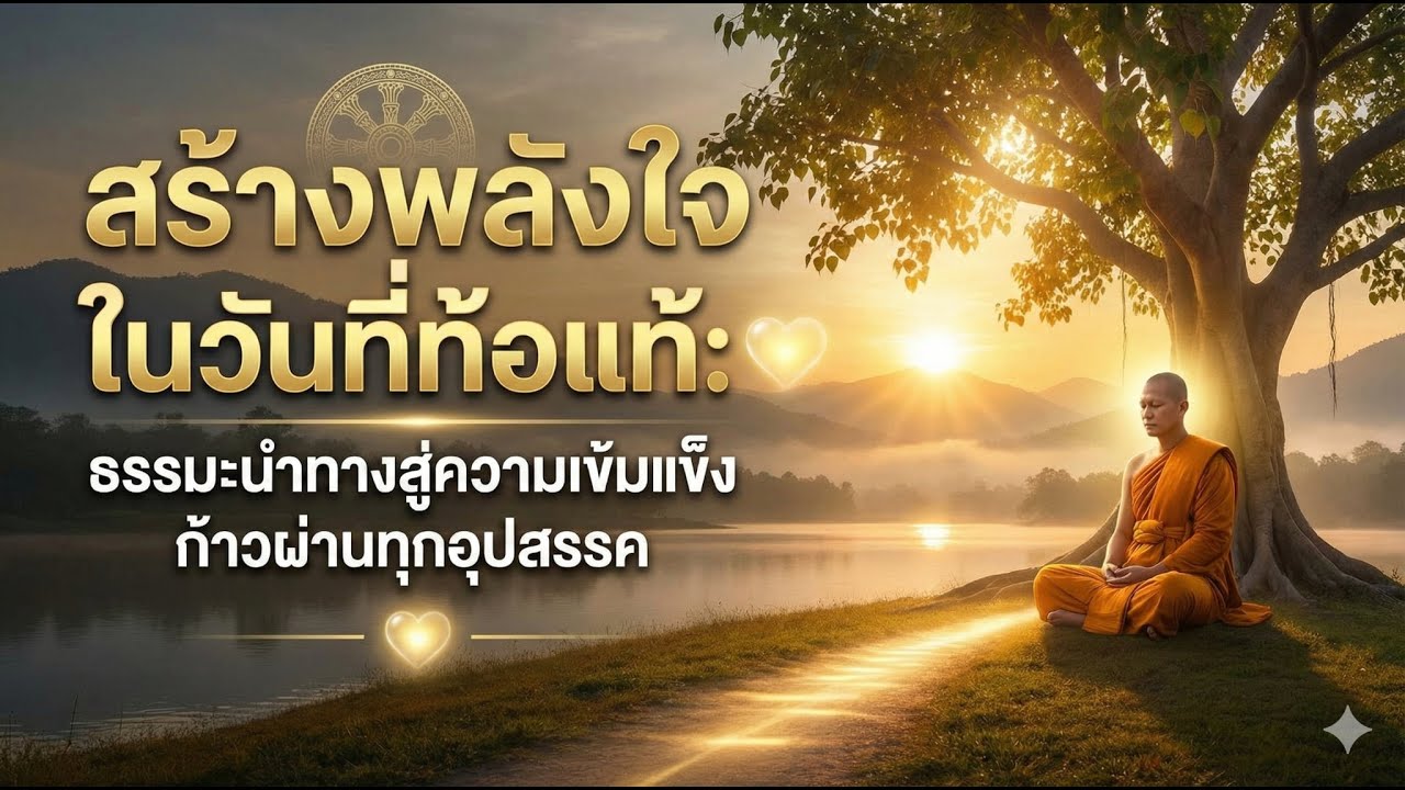 สร้างพลังใจในวันที่ท้อแท้: ธรรมะนำทางสู่ความเข้มแข็ง ก้าวผ่านทุกอุปสรรค