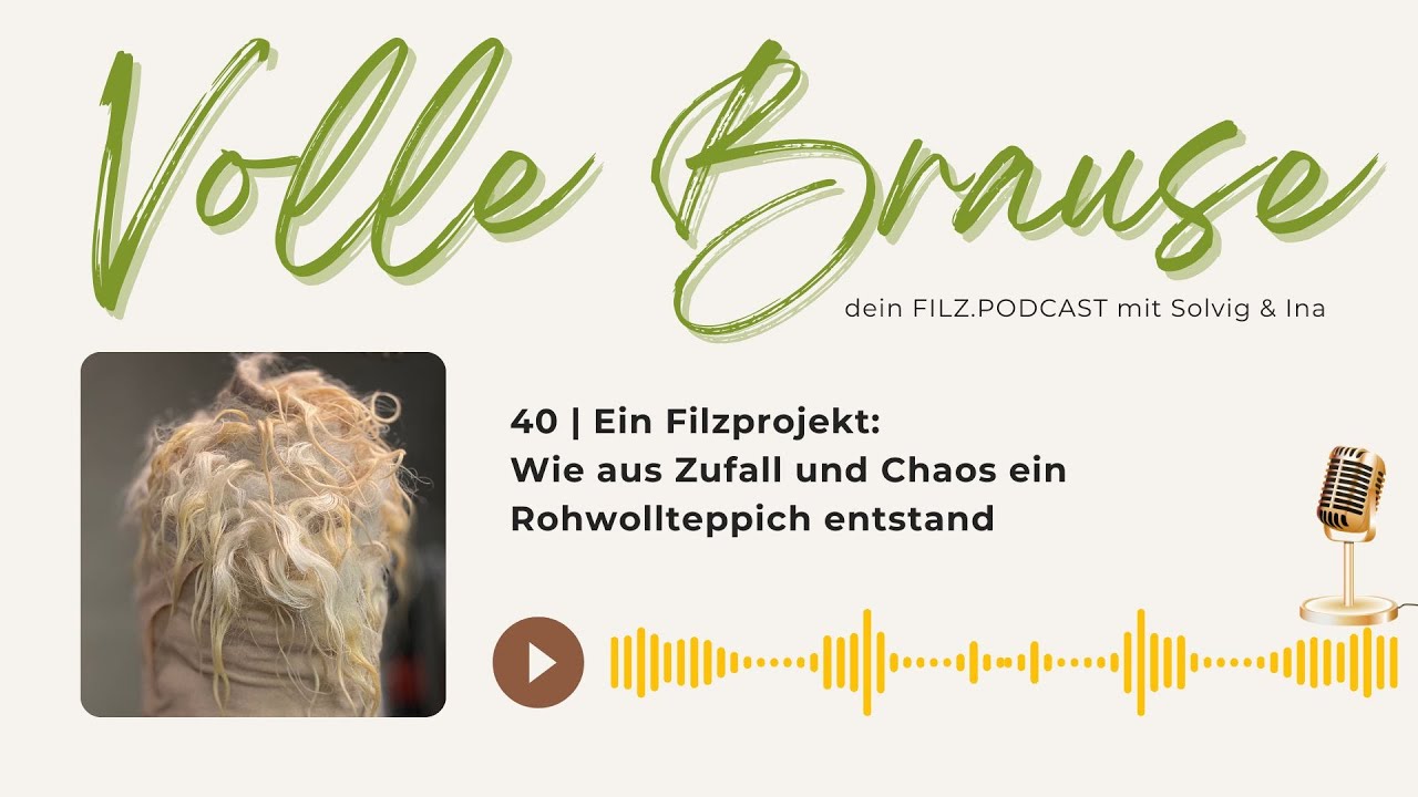 Ein Filzprojekt: Wie aus Zufall und Chaos ein Rohwollteppich entstand