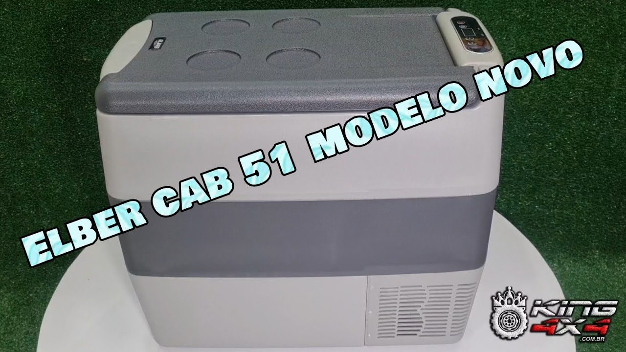 Nova Geladeira Elber Cab 51 Compressor 12v 24v até - 18C