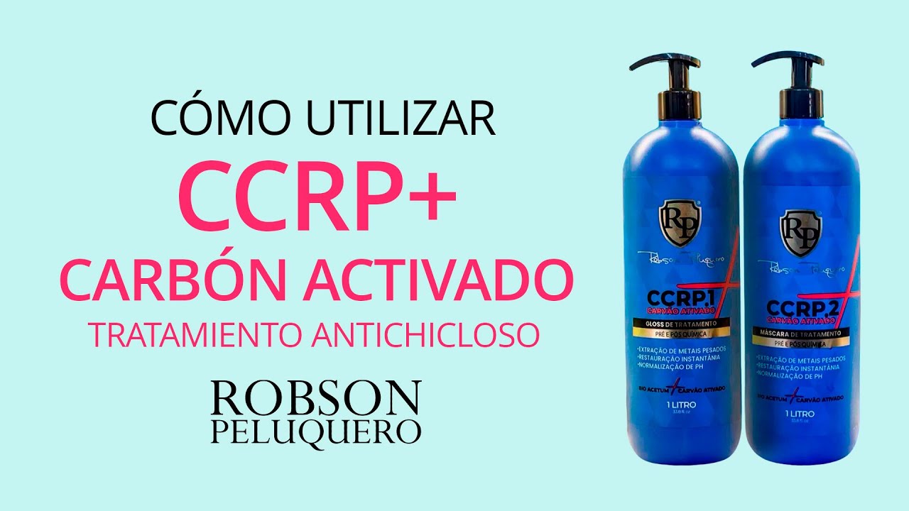 Cómo utilizar el CCRP+ Carbón Activado de Robson Peluquero