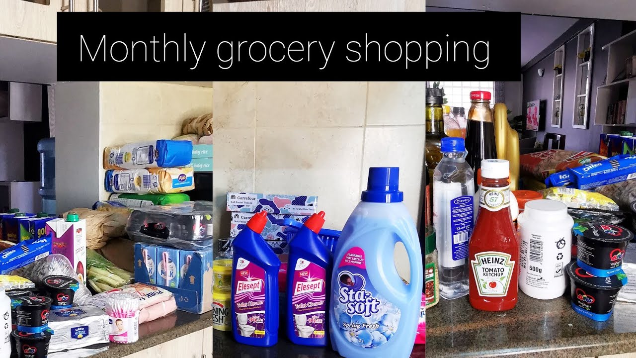 CARREFOUR MONTHLY GROCERY SHOPPING.