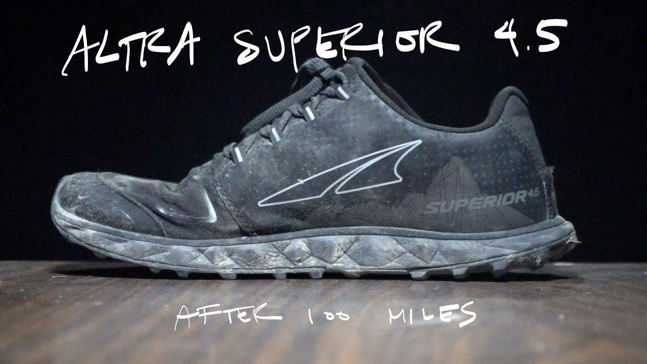 Altra Superior 4.5 - After 100 Miles