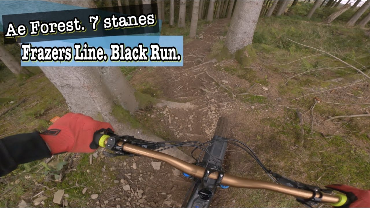Frazers Line. Ae Forest. 7 stanes. Specialized Turbo Levo E-mtb.