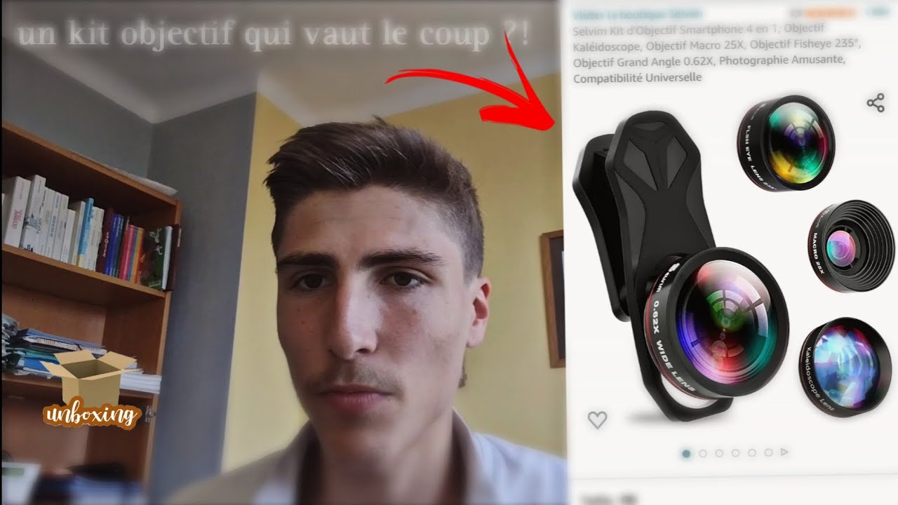 UMBOXING KIT D'OBJECTIF POUR SMARTHONE 4 EN 1 ! ( Selvim )