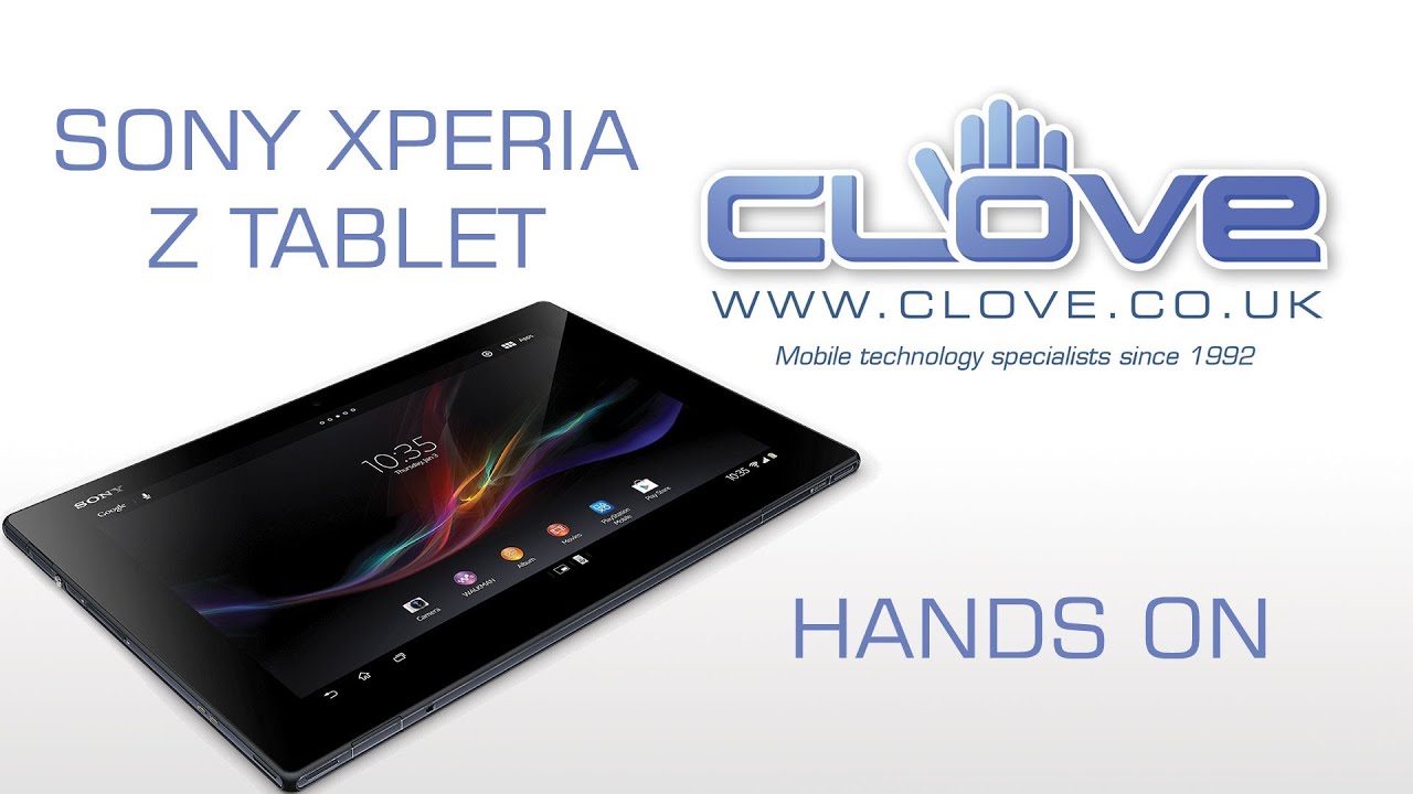 Sony Xperia Z 4G Tablet Hands On