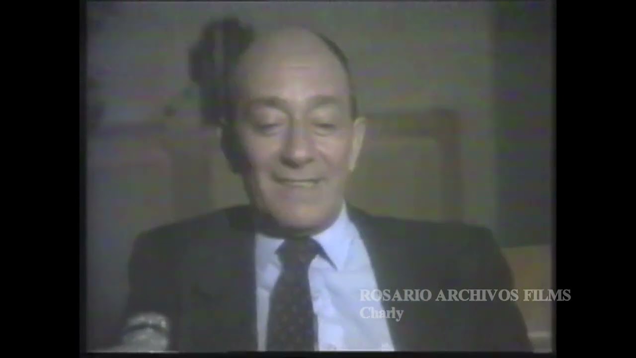Reportaje del periodista Ra&uacute;l  Granados canal 5 rosario a Alberto Olmedo