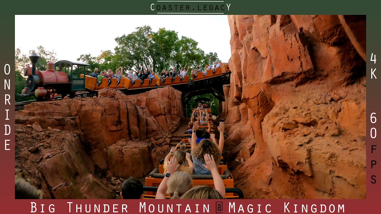 POV • Big Thunder Mountain Railroad @ Magic Kingdom • Back Row | 4K @60fps