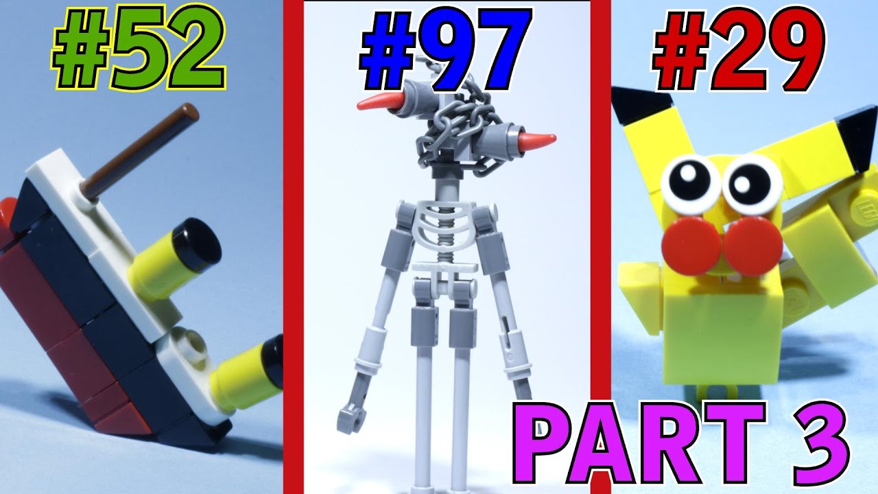 I built 100 things out of 20 LEGO Pieces [Part 3]
