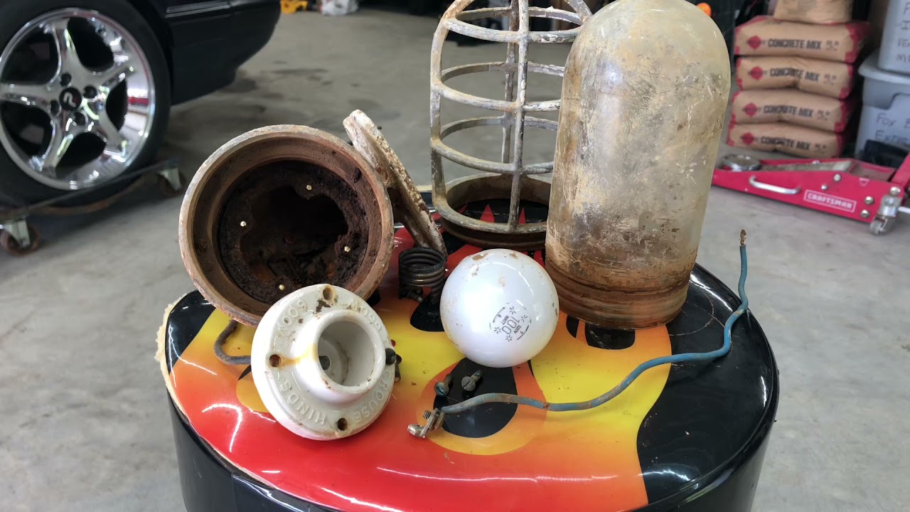 Restoring a Crouse Hinds old light fixture Part 1
