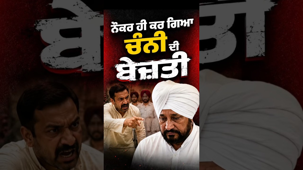 Charanjit Channi ਨੇ ਤਾਂ ਆਪਣੇ ਨੌਕਰ ਤੋਂ ਹੀ ਕਰਵਾ ਲਈ ਬੇਜ਼ਤੀ #CharanjitSinghChanni #PunjabCongress