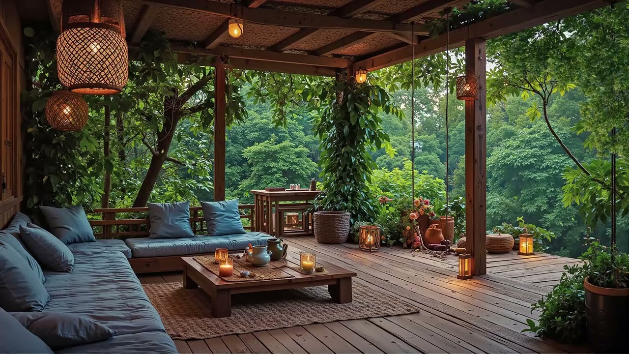 Luxury Spring Cabin Jazz 🌸 Elegant Smooth Jazz for Calm Mornings, Focus & Cozy Evenings