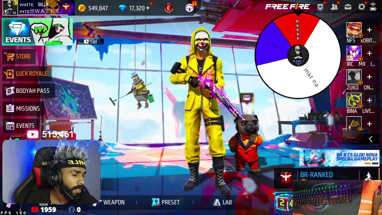 live (12/50)   - FREE FIRE LIVE   - BILLA