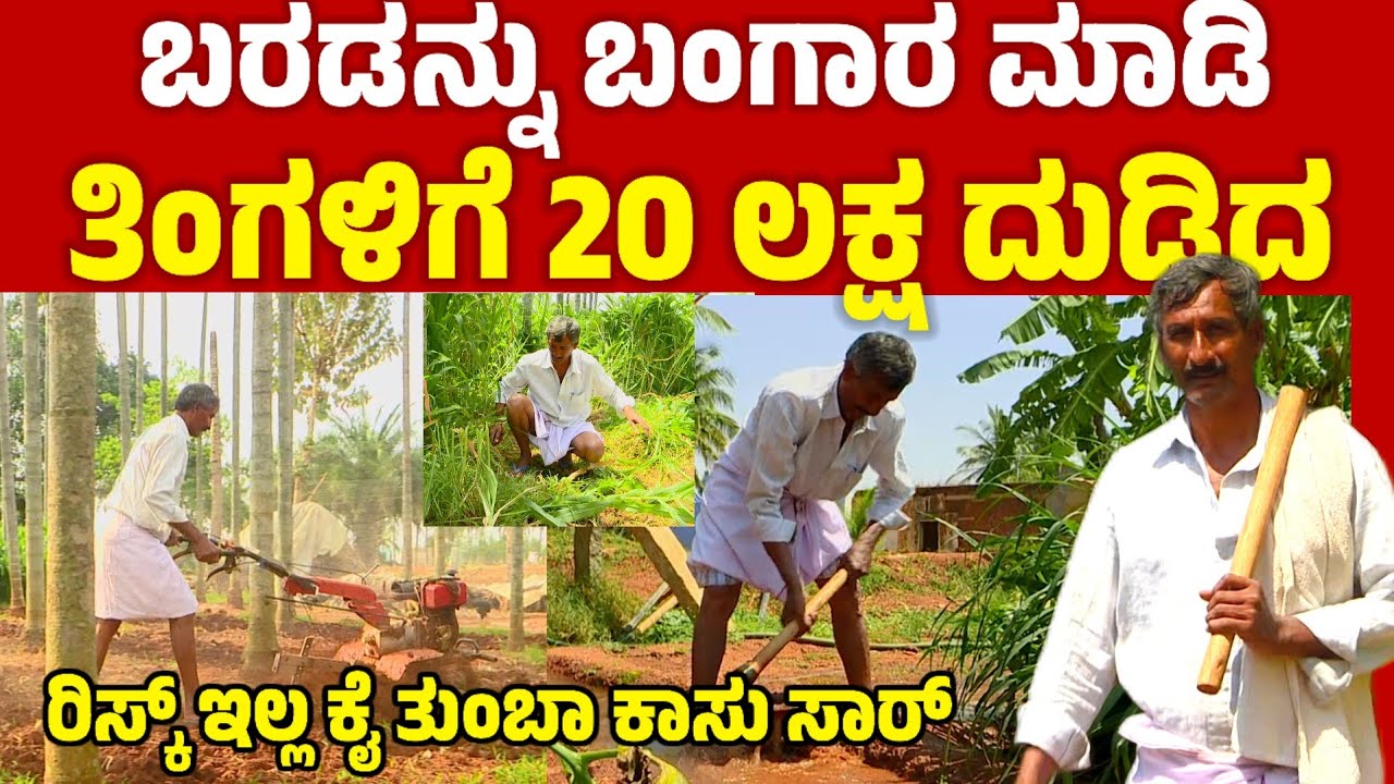 ಬರ್ಡನ್ನು ಬಂಗಾರ ಮಾಡಿ ತಿಂಗಳಿಗೆ 20 ಲಕ್ಷ ದುಡಿದ ರೈತ | success story