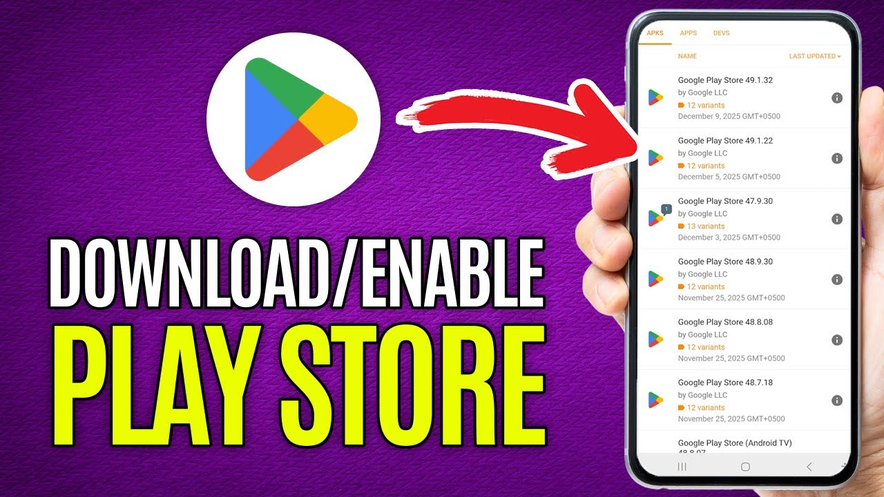 Как скачать Google Play Store на Android | Включить Play Store