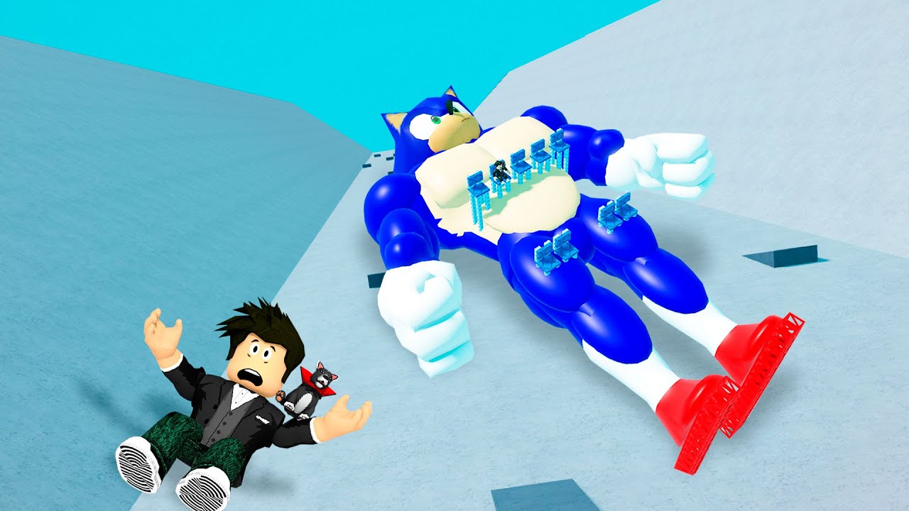 ESCORREGANDO NA CASA DO SONIC | Roblox - Slide House Tumble